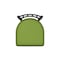 Holland Bar Stool Co 30" Swivel Bar Stool, Pewter Finish, Canter Kiwi Green Seat 81030PW009 - alternate 3